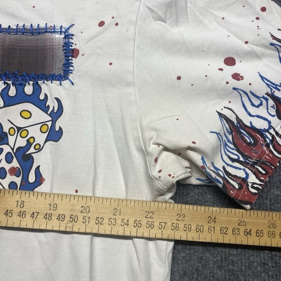 Smoke Rise Blinged Out Skull Shirt 2XL Skull embellishments Y2K Streetwear - Picture 5 of 6